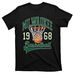 Retro Milwaukee Basketball 1968 T-Shirt