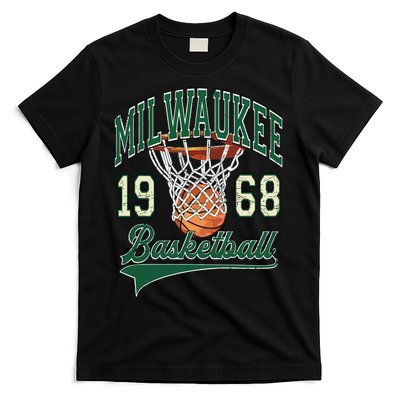 Retro Milwaukee Basketball 1968 T-Shirt