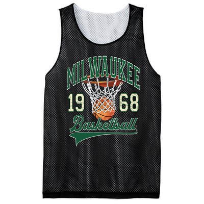 Retro Milwaukee Basketball 1968 Mesh Reversible Basketball Jersey Tank