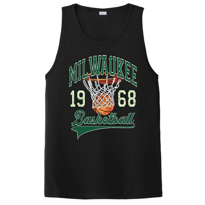 Retro Milwaukee Basketball 1968 PosiCharge Competitor Tank