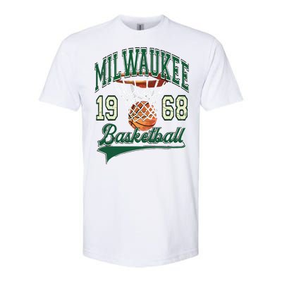 Retro Milwaukee Basketball 1968 Softstyle CVC T-Shirt