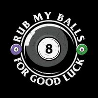 Rub My Balls For Good Luck Billiards Dad Gift For Father’s Day Drawstring Bag