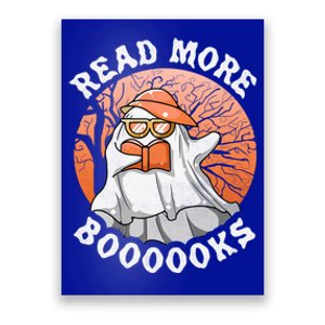 Read More Boooooks Halloween Book Reading Ghost Gift Poster