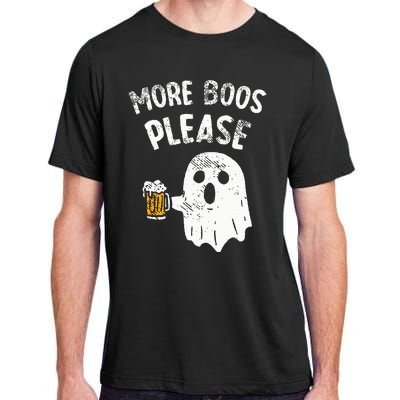 Retro More Boos Please Ghost Beer Halloween Costume Adult ChromaSoft Performance T-Shirt