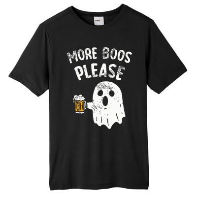 Retro More Boos Please Ghost Beer Halloween Costume Tall Fusion ChromaSoft Performance T-Shirt