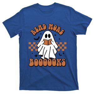 Read More Boooooks Ghost Reading Books Halloween Funny Gift T-Shirt