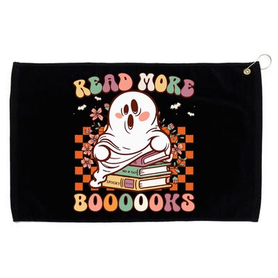 Read More Books Ghost Kids Groovy Teacher Halloween Grommeted Golf Towel