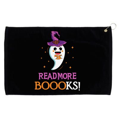 Read More Books Boo Halloween Costume Reading Lover Ghost Gift Grommeted Golf Towel