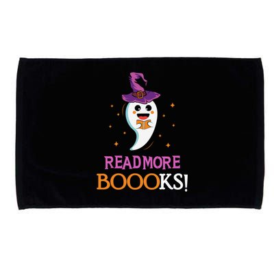 Read More Books Boo Halloween Costume Reading Lover Ghost Gift Microfiber Hand Towel