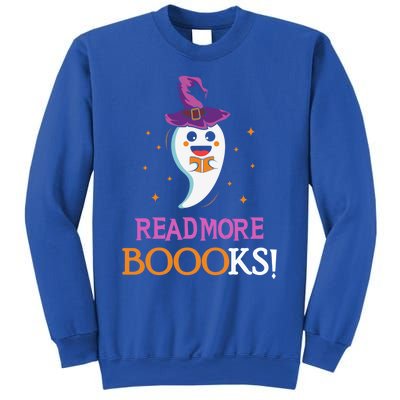 Read More Books Boo Halloween Costume Reading Lover Ghost Gift Sweatshirt