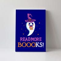 Read More Books Boo Halloween Costume Reading Lover Ghost Gift Canvas