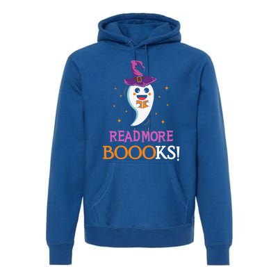 Read More Books Boo Halloween Costume Reading Lover Ghost Gift Premium Hoodie