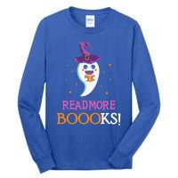 Read More Books Boo Halloween Costume Reading Lover Ghost Gift Tall Long Sleeve T-Shirt