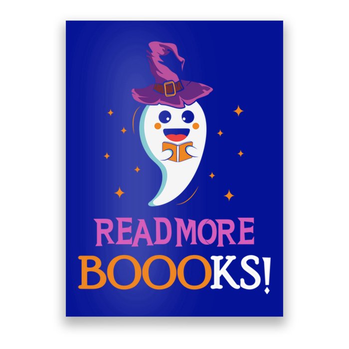 Read More Books Boo Halloween Costume Reading Lover Ghost Gift Poster