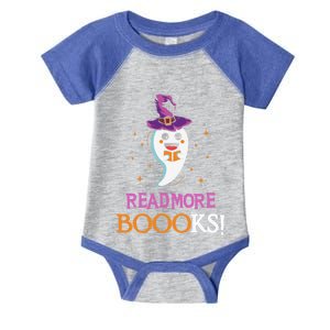 Read More Books Boo Halloween Costume Reading Lover Ghost Gift Infant Baby Jersey Bodysuit