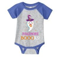 Read More Books Boo Halloween Costume Reading Lover Ghost Gift Infant Baby Jersey Bodysuit