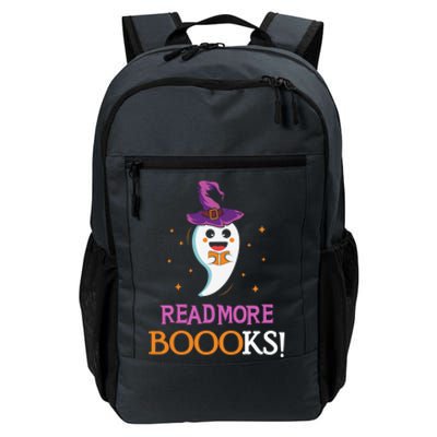 Read More Books Boo Halloween Costume Reading Lover Ghost Gift Daily Commute Backpack