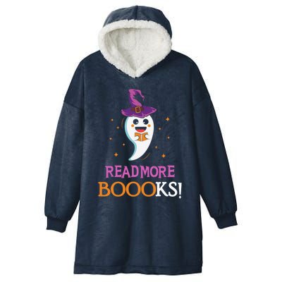 Read More Books Boo Halloween Costume Reading Lover Ghost Gift Hooded Wearable Blanket