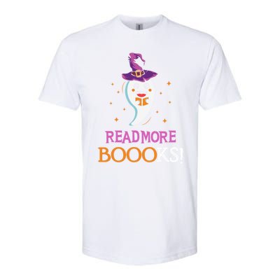 Read More Books Boo Halloween Costume Reading Lover Ghost Gift Softstyle CVC T-Shirt