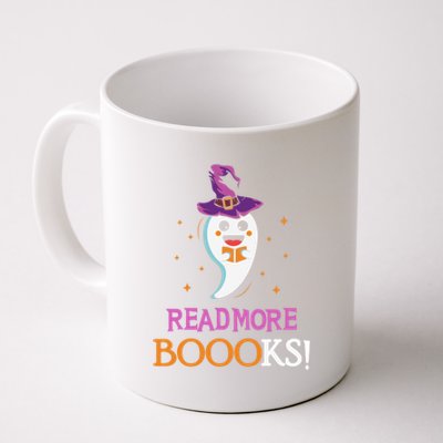 Read More Books Boo Halloween Costume Reading Lover Ghost Gift Coffee Mug