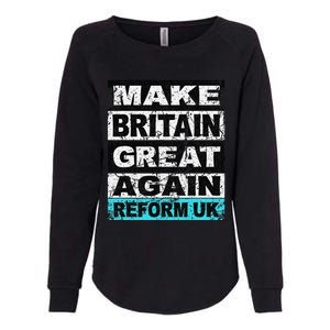 Retro Make Britain Great Again Reform Uk Womens California Wash Sweatshirt