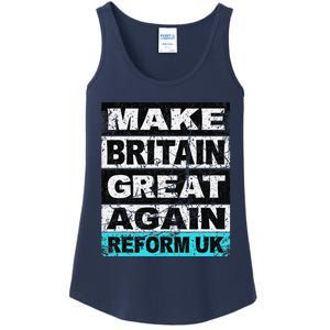 Retro Make Britain Great Again Reform Uk Ladies Essential Tank