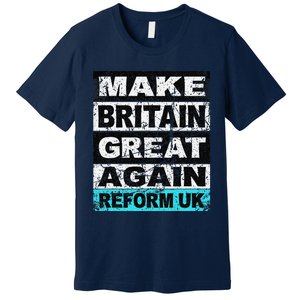 Retro Make Britain Great Again Reform Uk Premium T-Shirt