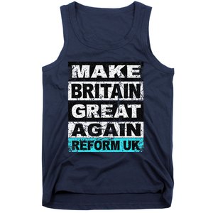 Retro Make Britain Great Again Reform Uk Tank Top