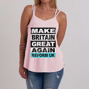 Retro Make Britain Great Again Reform Uk Women's Strappy Tank