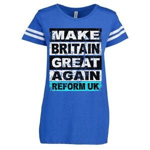 Retro Make Britain Great Again Reform Uk Enza Ladies Jersey Football T-Shirt