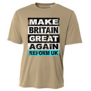 Retro Make Britain Great Again Reform Uk Cooling Performance Crew T-Shirt