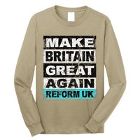 Retro Make Britain Great Again Reform Uk Long Sleeve Shirt