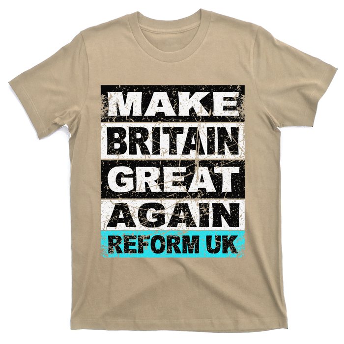 Retro Make Britain Great Again Reform Uk T-Shirt