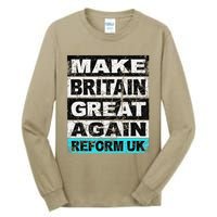 Retro Make Britain Great Again Reform Uk Tall Long Sleeve T-Shirt