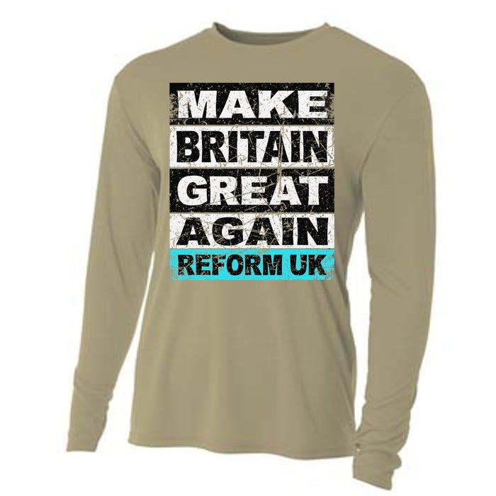 Retro Make Britain Great Again Reform Uk Cooling Performance Long Sleeve Crew