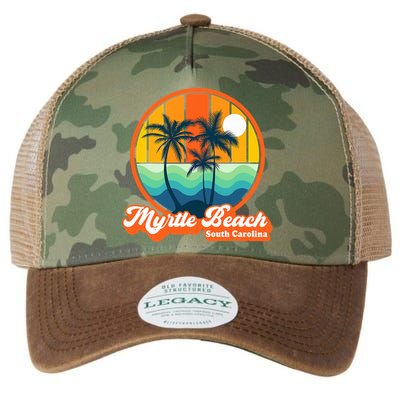 Retro Myrtle Beach South Carolina Summer 90s Beach Souvenirs Legacy Tie Dye Trucker Hat