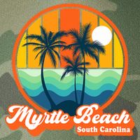 Retro Myrtle Beach South Carolina Summer 90s Beach Souvenirs Legacy Tie Dye Trucker Hat