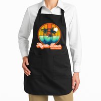 Retro Myrtle Beach South Carolina Summer 90s Beach Souvenirs Apron