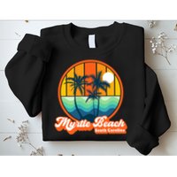 Retro Myrtle Beach South Carolina Summer 90s Beach Souvenirs Sweatshirt