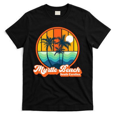 Retro Myrtle Beach South Carolina Summer 90s Beach Souvenirs T-Shirt