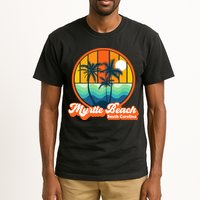 Retro Myrtle Beach South Carolina Summer 90s Beach Souvenirs Tall T-Shirt