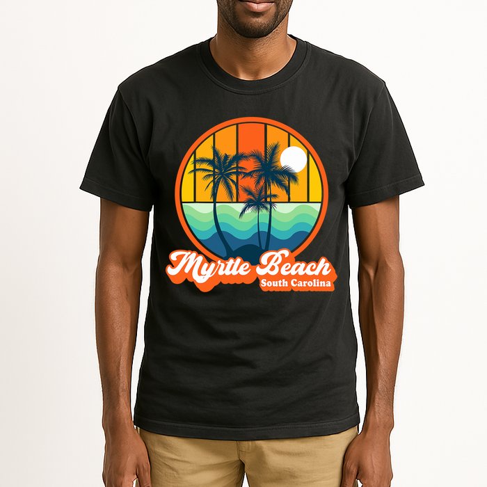 Retro Myrtle Beach South Carolina Summer 90s Beach Souvenirs Tall T-Shirt