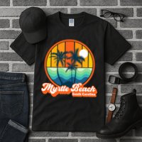 Retro Myrtle Beach South Carolina Summer 90s Beach Souvenirs Tall T-Shirt
