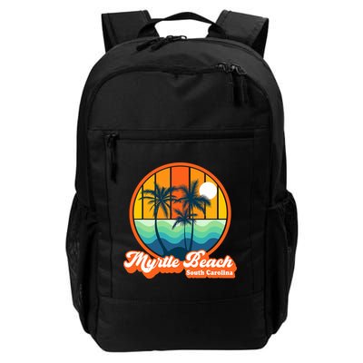Retro Myrtle Beach South Carolina Summer 90s Beach Souvenirs Backpack