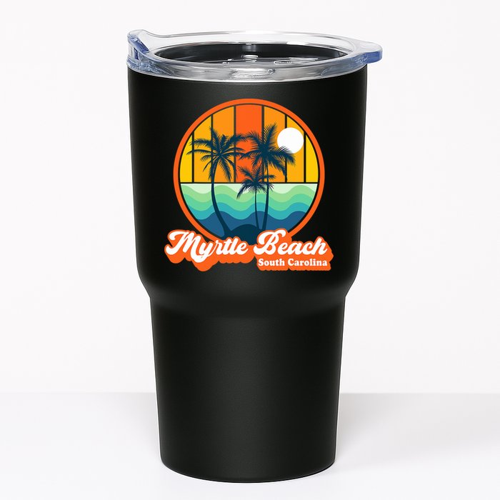 Retro Myrtle Beach South Carolina Summer 90s Beach Souvenirs Tumbler
