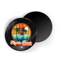 Retro Myrtle Beach South Carolina Summer 90s Beach Souvenirs Magnet