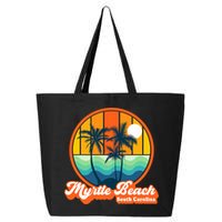 Retro Myrtle Beach South Carolina Summer 90s Beach Souvenirs 25L Jumbo Tote