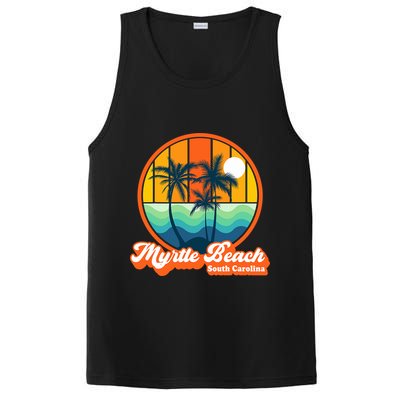 Retro Myrtle Beach South Carolina Summer 90s Beach Souvenirs PosiCharge Competitor Tank