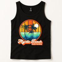 Retro Myrtle Beach South Carolina Summer 90s Beach Souvenirs Tank Top
