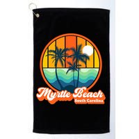 Retro Myrtle Beach South Carolina Summer 90s Beach Souvenirs Golf Towel